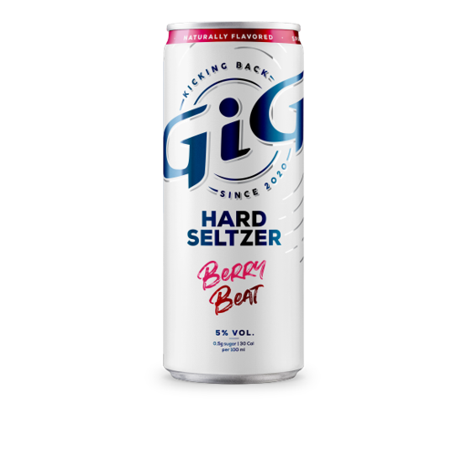 GIG HARD SELTZER BERRY BEAT - 12X 25